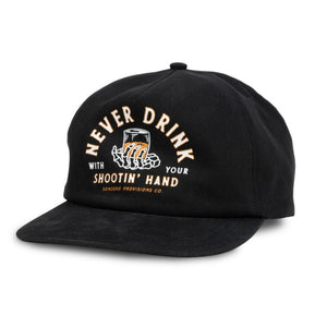 Sendero Shootin' Hand Hat Black