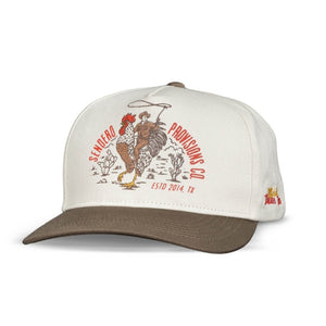 Sendero Official Western Hat White/Brown