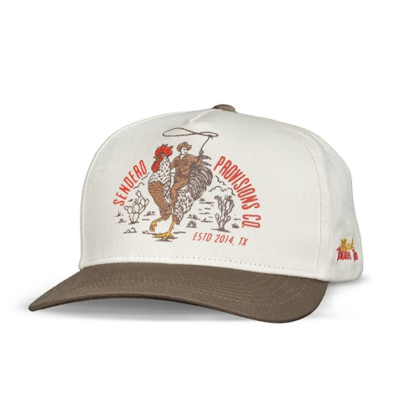 Sendero Official Western Hat White/Brown
