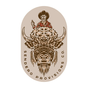 Sendero Buffalo Sticker Beige