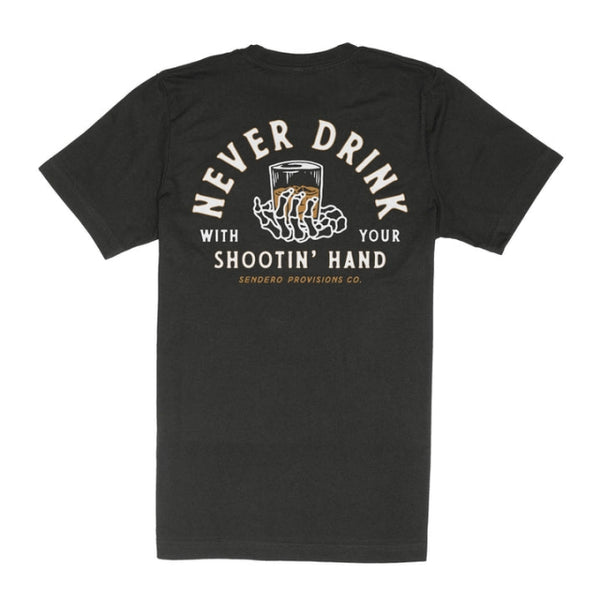 Sendero Shootin' Hand T-shirt Black