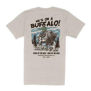 Sendero Buffalo T-shirt Vintage White