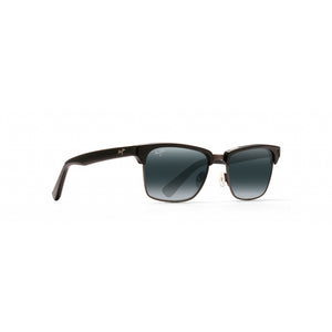 Maui Jim Kawika Gloss Black with Antique Pewter - Neutral Grey