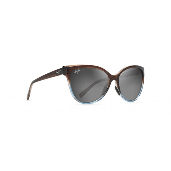 Maui Jim ‘Olu ‘Olu Translucent Dark Chocolate with Blue - Neutral Grey