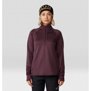 Mountain Hardwear Glacial Trail Half Zip Blackberry