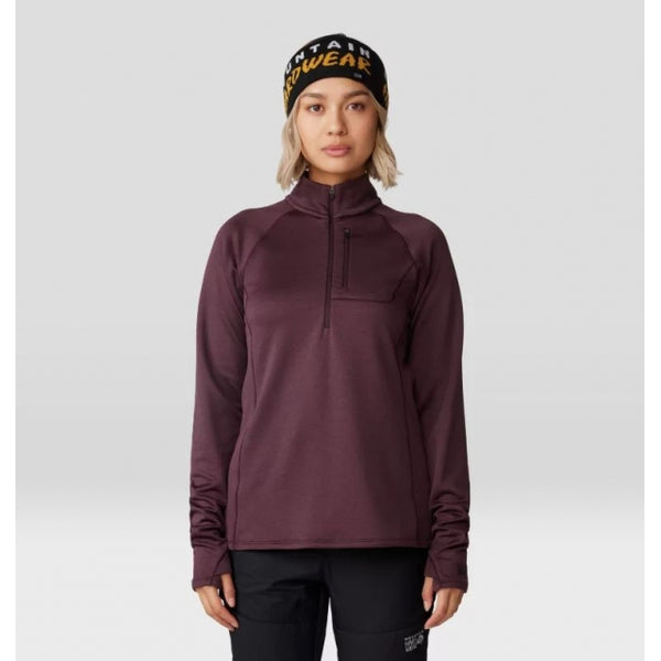 Mountain Hardwear Glacial Trail Half Zip Blackberry