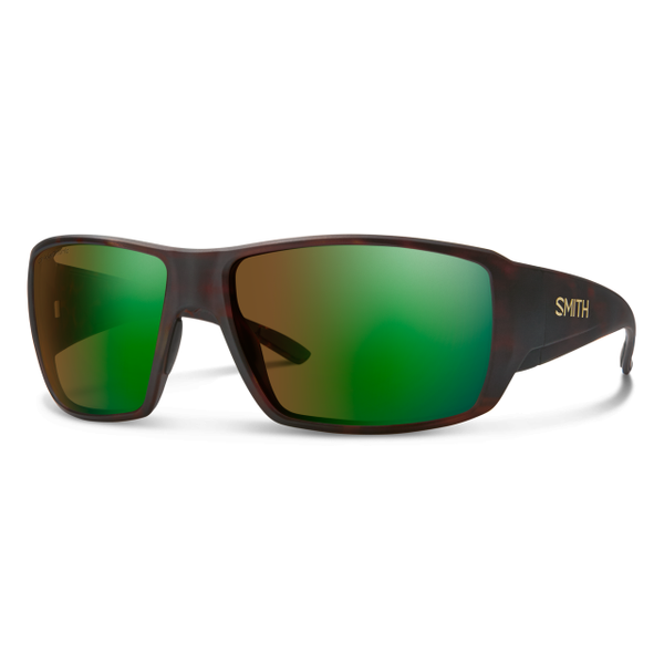 Smith Optics Guide's Choice Matte Tortoise - ChromaPop Glass Polarchromic Brown Green Mirror