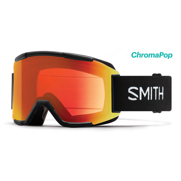 Smith Optics Squad Lens Black  - ChromaPop Everyday Red Mirror