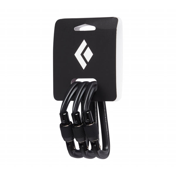 Black Diamond Hotforge Screwgate 3 Pack Black