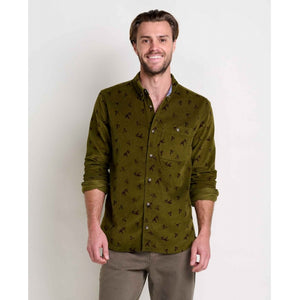 Toad&co Scouter Cord Ls Shirt Fir Bird Print