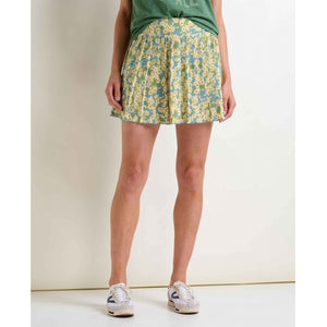 Toad&co Sunkissed Pleated Skort Glacier Daisy Field Print