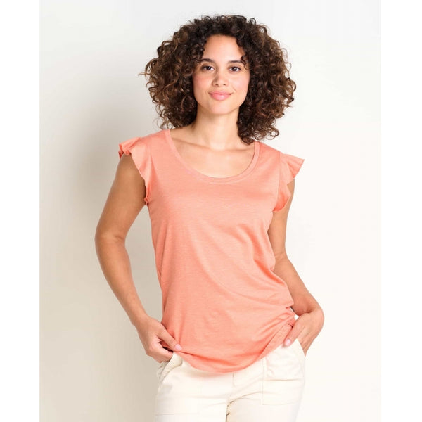 Toad&co Rufflita Tee Papaya