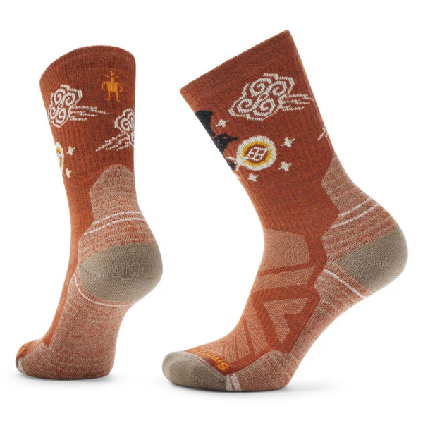Smartwool Hike Light Cushion Guardian Of The Skies Crew Socks Picante