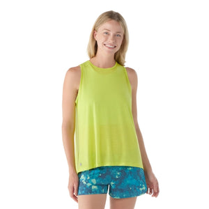 Smartwool Active Ultralite High Neck Tank Limeade