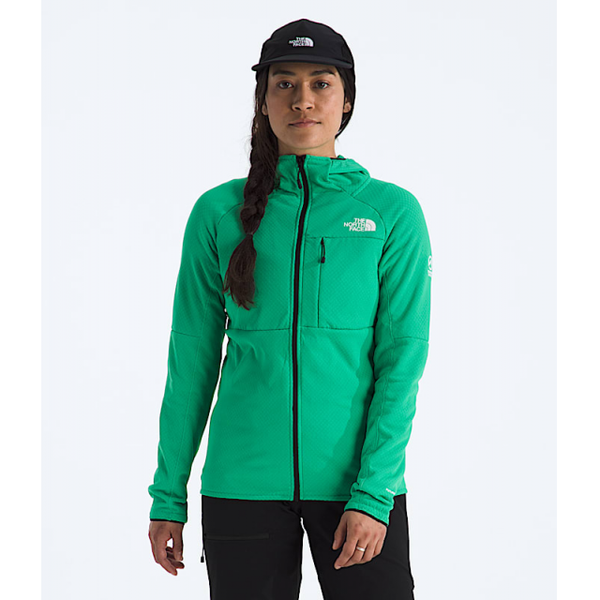 The North Face Summit Futurefleece Full Zip Hoodie Nebula Green