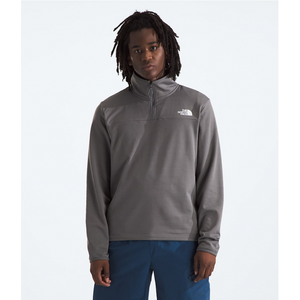 The North Face Cedar Trail Grid Fleece ¼ Zip Smoked Pearl