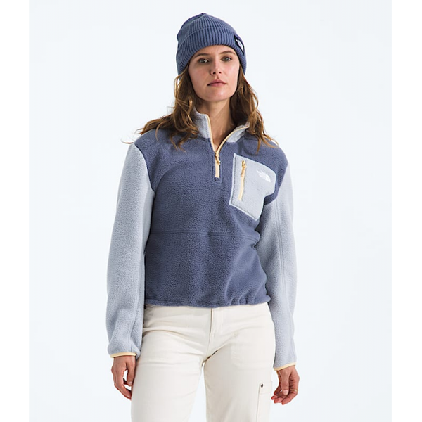 The North Face Womens Yumiori ¼ Zip Twilight Galaxy/Blue Flax/Mineral Salt
