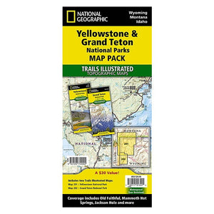 National Geographic Maps Yellowstone And Grand Teton National Parks Map Pack Bundle