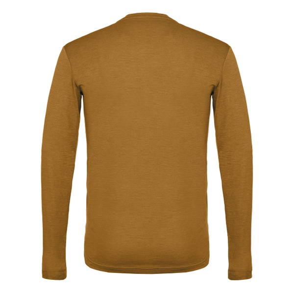 Salewa Puez Melange Dry M L/S Tee Golden Brown Melange