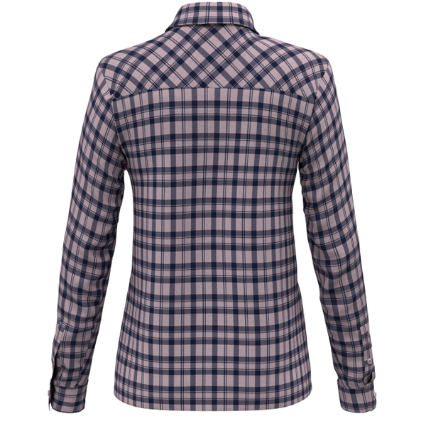 Salewa Fanes Flannel 5pl L/s Shirt Zephyr/Navy Blazer