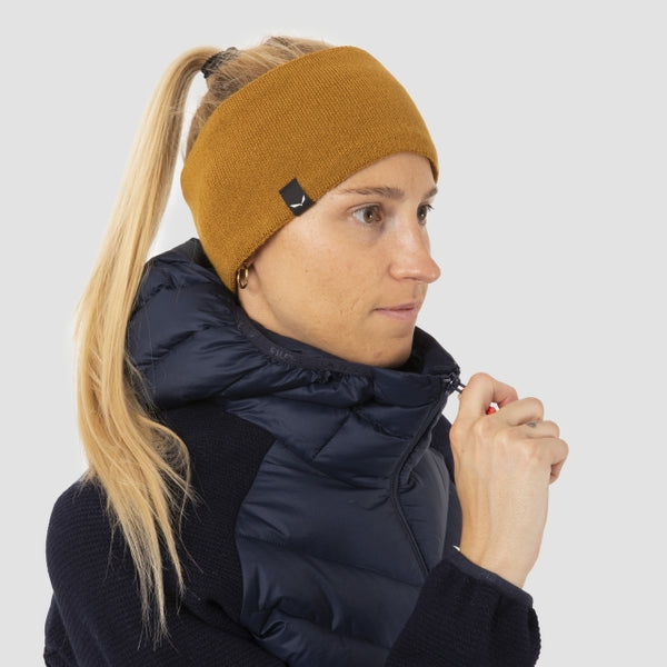 Salewa Puez Am Headband Golden Brown