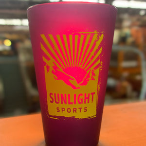 Sunlight Sports Pint Night Glass