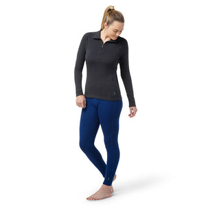 Smartwool Classic Thermal Merino Base Layer 1/4 Zippers Top Charcoal Heather