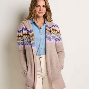 Toad&co Merino Heartfelt Hoodie London Fog Fair Isle