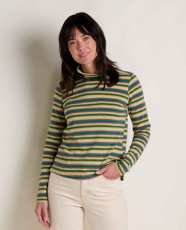 Toad&co Maisey Ls T-neck Barley Multi Stripe