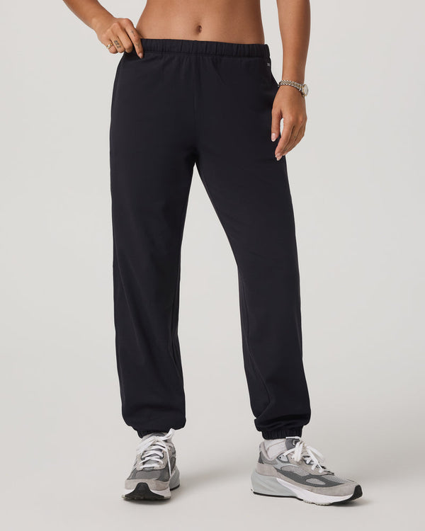 Vuori Womens Halo Modern Sweatpant Solid Black