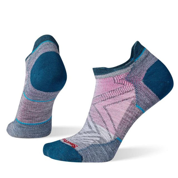 Smartwool Run Zero Cushion Low Ankle Socks Medium Gray