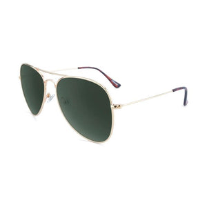 Knockaround Mile Highs: Gold / Aviator Green Gold / Aviator Green