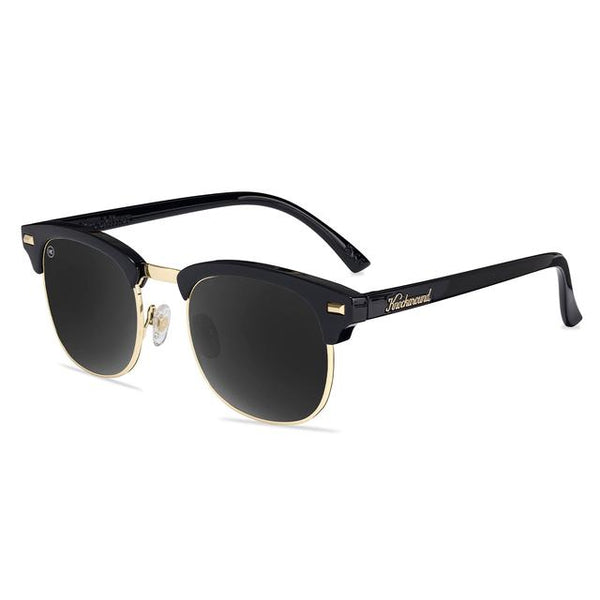 Knockaround Glossy Black & Gold Brooklines Sunglasses From Knockaround Black