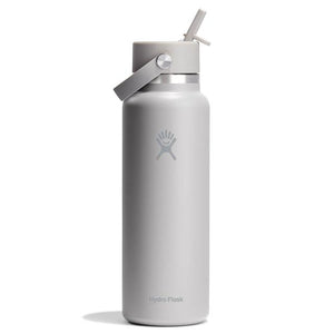 Hydro Flask 40 Oz Wide Mouth With Flex Straw Cap Tonal Birch