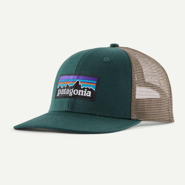 Patagonia P-6 Logo Trucker Hat Cascade Green