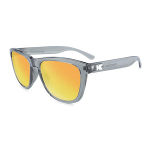 Knockaround Sport Premiums: Clear Grey / Sunet Clear Grey / Sunet