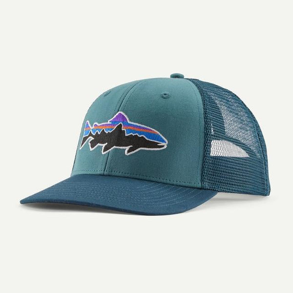 Patagonia Fitz Roy Trout Trucker Hat Wetland Blue