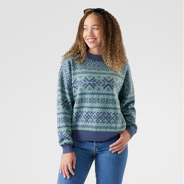 Smartwool Edgewood Heritage Crew Sweater Arctic Green