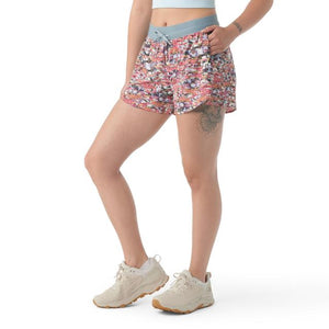 Smartwool Active Lined 4" Short Guava Pink Mica Stone