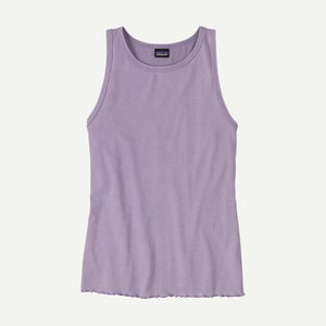 Patagonia Rib Knit Tank Concrete Purple
