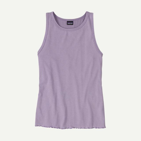 Patagonia Rib Knit Tank Concrete Purple