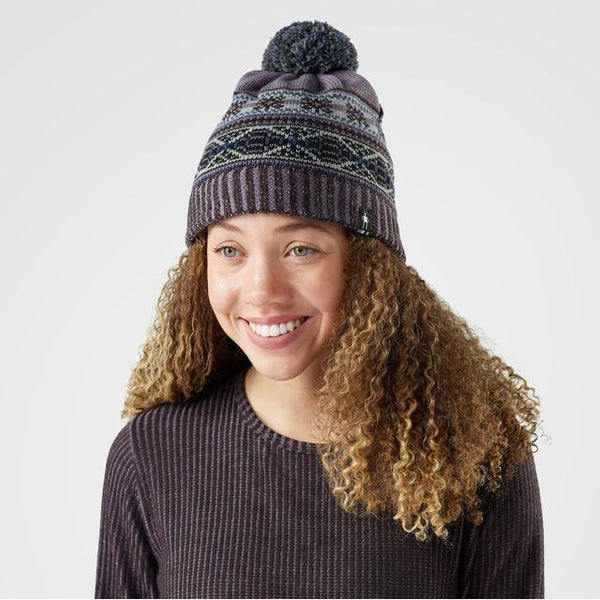 Smartwool Unisex Chair Lift Beanie Hat Chalk Violet Heather