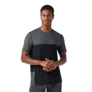 Smartwool Mountain Bike Short Sleeve Jersey T-shirt Charcoal/fern Green Black/Charcoal Heather