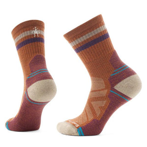 Smartwool Hike Light Cushion Tube Stripe Crew Socks Fossil