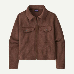 Patagonia Better Sweater Zippered Chore Jacket Dulse Mauve