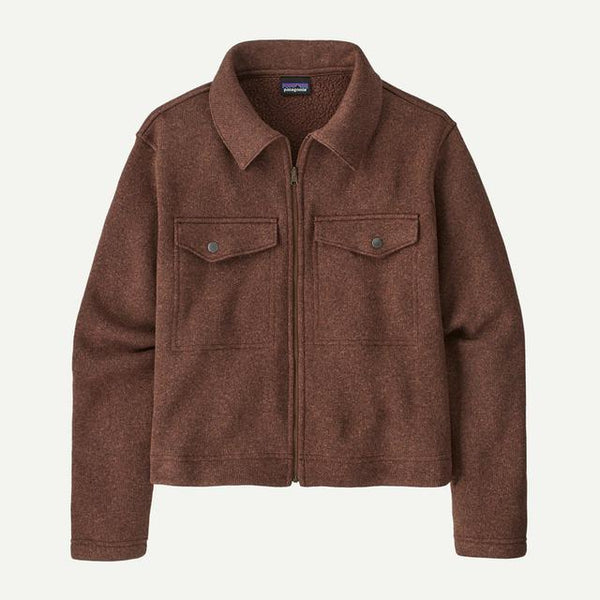 Patagonia Better Sweater Zippered Chore Jacket Dulse Mauve