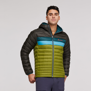 Cotopaxi Mens Fuego Down Hooded Jacket Iron & Cedar