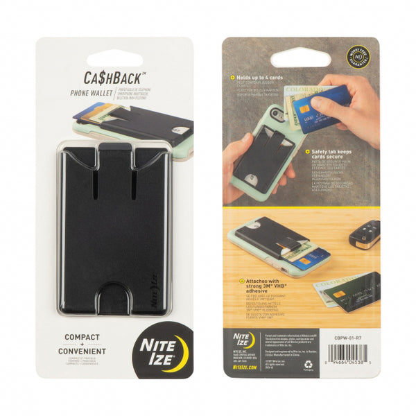 Nite Ize Ca$hBack Phone Wallet Black