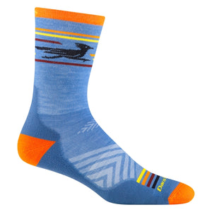 Darn Tough Mens Frontrunner Micro Crew Ultra-Lightweight with Cushion Surf