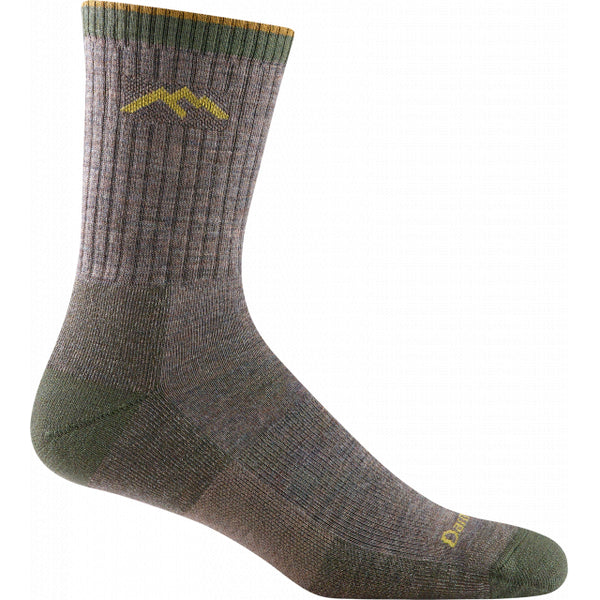 Darn Tough Mens Hiker Micro Crew Midweight with Cushion Taupe
